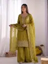 Nsr 893 Gmy Choo Silk With Embroidery Work Plazo Suits Wholesale Online